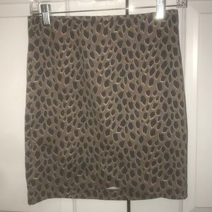 Cute cheetah patterned mini skirt